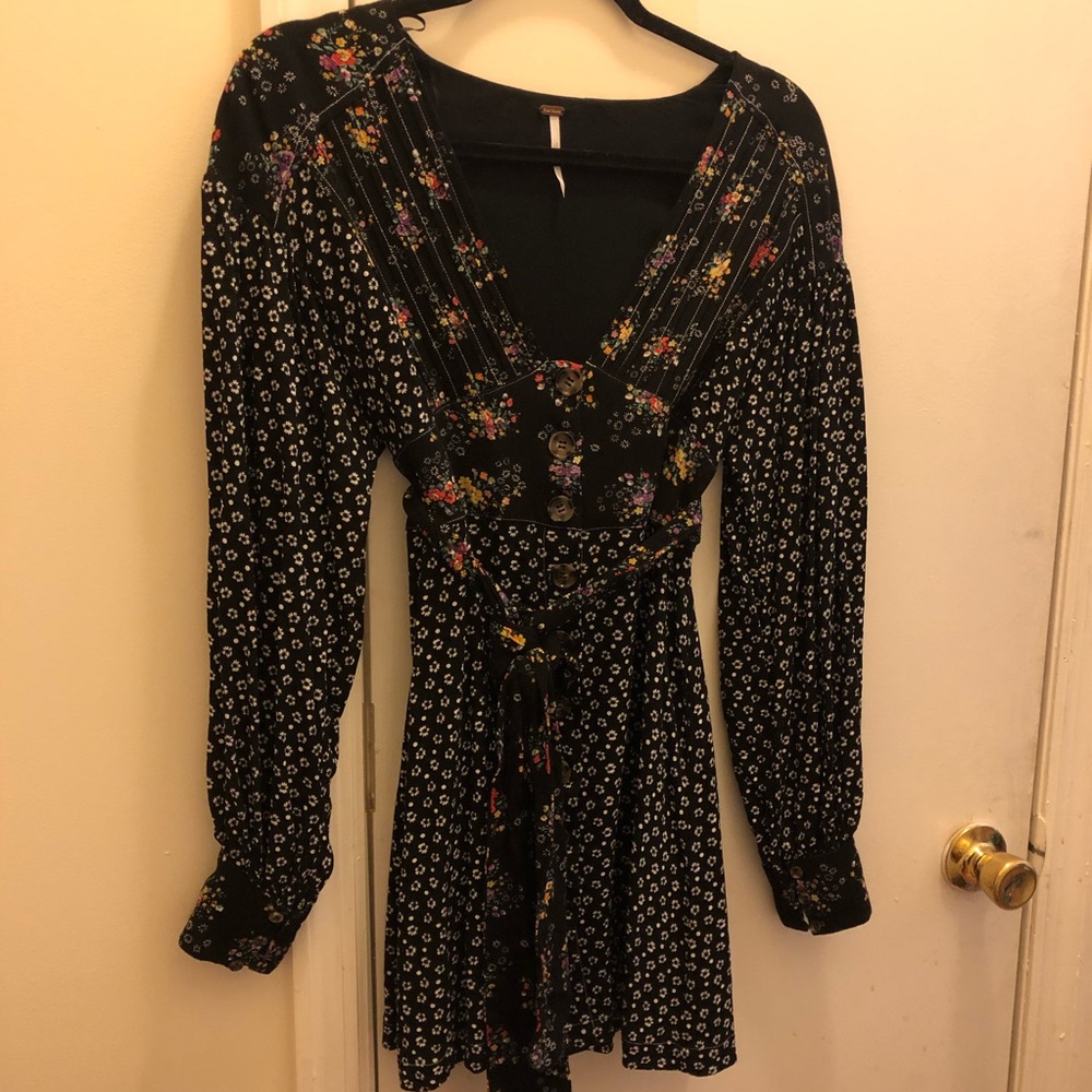 Free People Button Up Dress